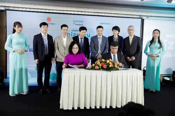 Suntory PepsiCo bảo vệ tài nguyên nước hướng đến phát triển bền vững